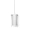 Besa Lighting Pahu 4 Cord Pendant, Clear/Opal, Satin Nickel Finish, 1x35W Halogen 1XT-C44007-SN - alternate 1